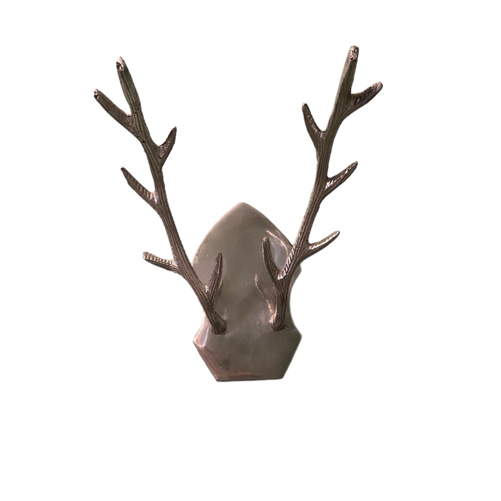 Antlers. Silver. Wall ornaments about 12 in.